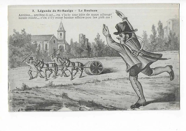 58  Nievre Illustration La Legende De Saint Saulge  Le Rouleau