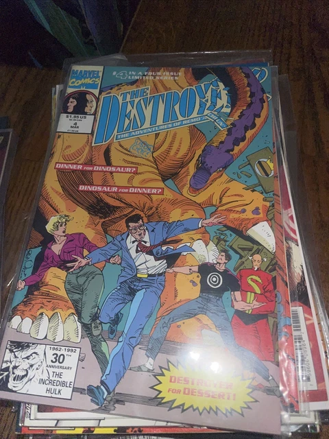 The DESTROYER Adventures of Remo & Chiun #4 MARVEL COMIC BOOK Movie 1992 direct