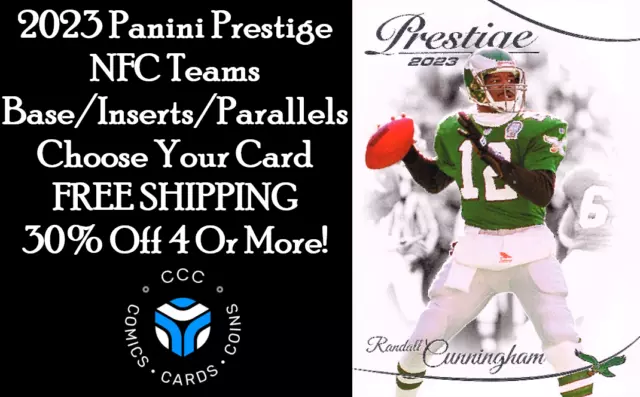 2023 Panini Prestige Football Base/Inserts/Parallels Pick Your Cards NFC Teams