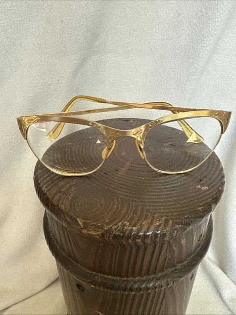 VINTAGE 1960S GOLD Filled Essel Eyeglasses/ Frames, Nylor  display picture 1