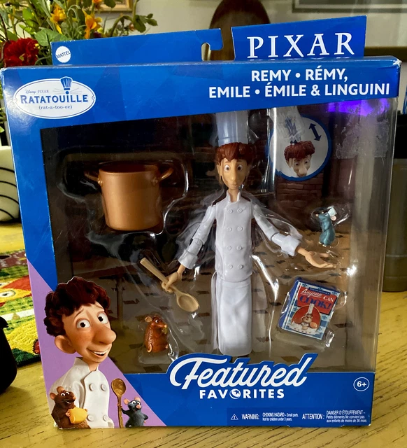 MATTEL DISNEY PIXAR Ratatouille Featured Favorites Remy Figure ...