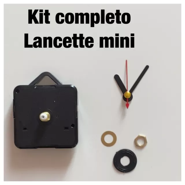 RICAMBI OROLOGI PARETE Lancette Corte Piccole Mini Kit Silenzioso EUR 5 80 PicClick IT