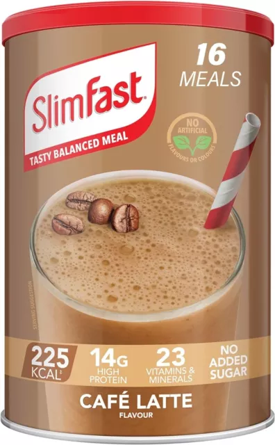 SlimFast Meal Replacement Shake for Weight Loss & Balanced Diet 16 servings 584g
