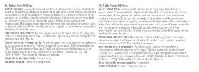 Trèfle Rouge 1000mg - 120 Comprimés - Normes de qualité - SimplySupplements 3