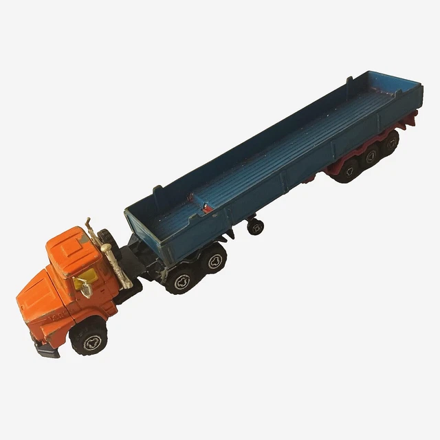 4) MAJORETTE 1/60 Camion Scania Semi - Remorque Benne Non Bach?� EUR 12,00 - PicClick FR