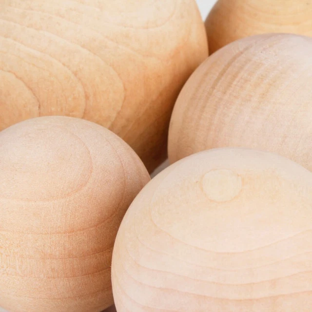 Artigianato con sfere di legno di precisione diametro 30 mm a 60 mm perfette per