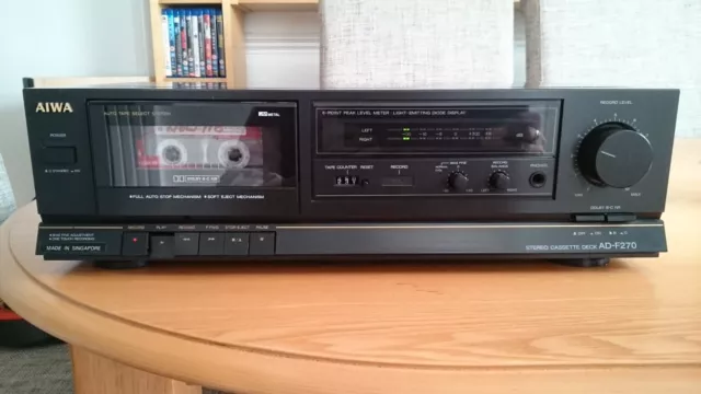 Aiwa Stereo Cassette Deck AD-F270