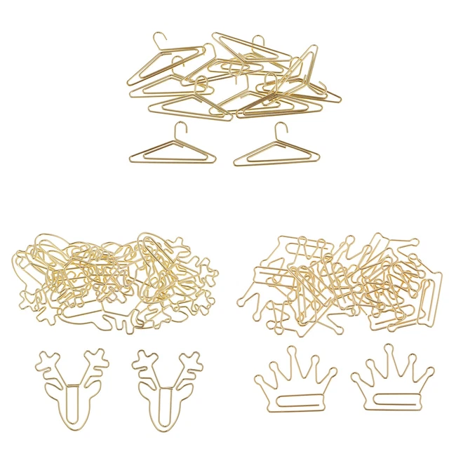 12pcs Special Shaped Paper Clips Cute Envelope Planner Accessories Paperclip
