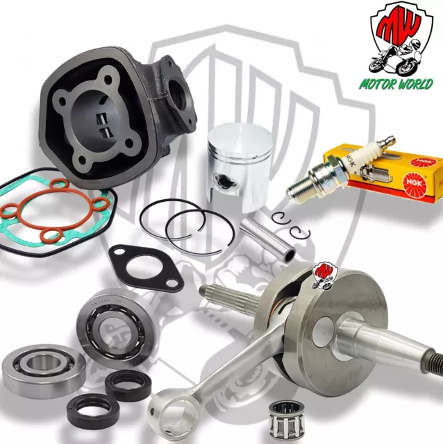 KIT POTENZIAMENTO CILINDRO ALBERO CANDELA 70cc ø47 2T GILERA RUNNER 50