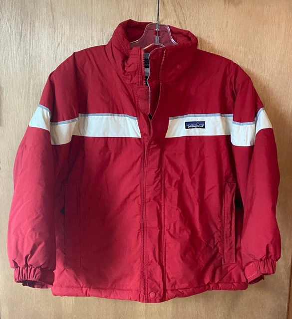 Patagonia Ski Snowboard Winter Jacket Youth Kids Red Insulated - Size S (7-8)