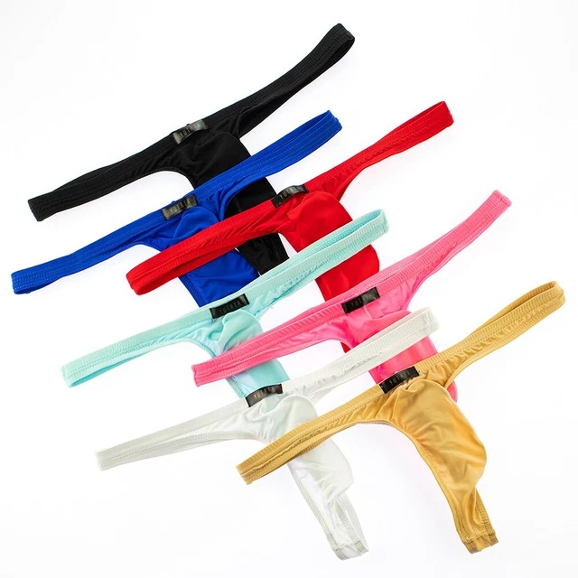 Sous v tements string hommes avant gardistes slips glace soie string