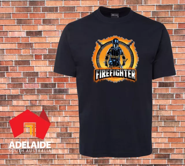 JB's T-shirt Fire Fighter Cool New Design Sizes up to 7XL.