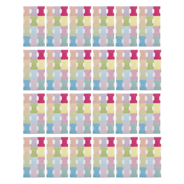 Confezione 64 Piccolo 20x12mm Ucraina Bandiera Adesivi, Etichette Adesive