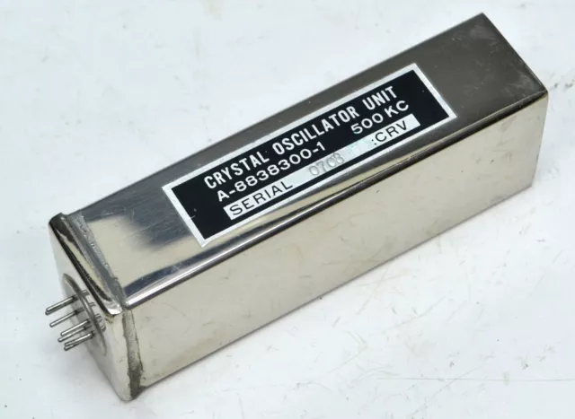 500KC Crystal oscillator Unit ~ A-8838300-1 (BIN T6)