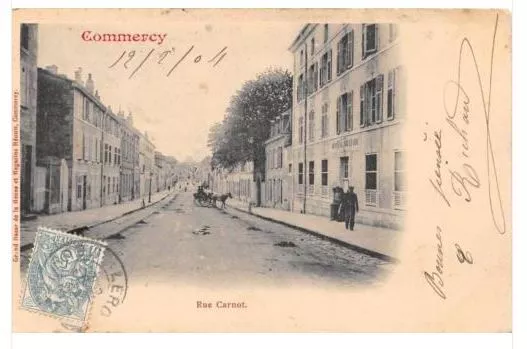 CPA 55 COMMERCY RUE CARNOT  (dos non divisé)
