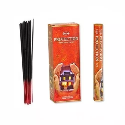 LOT OF 60 Stick PROTECTION Incense HEM ~ 3 TUBE OF 20 Sticks = 60 FRESH