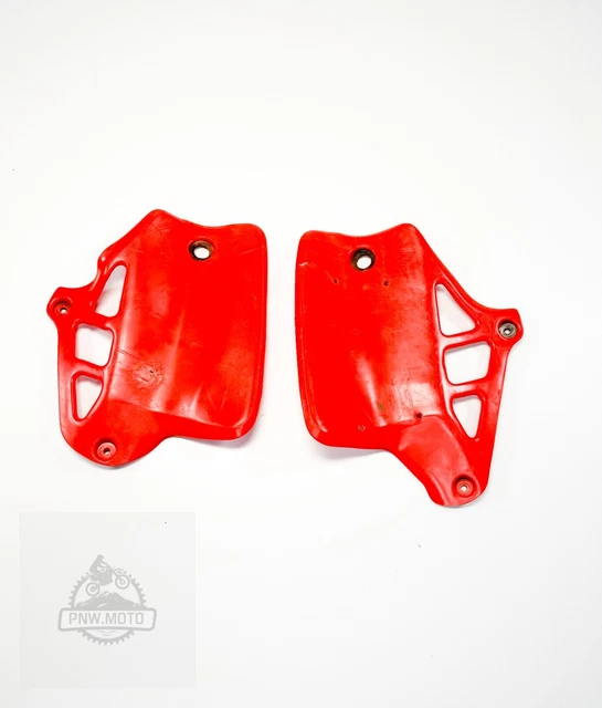 1984 Honda CR250R CR 250R OEM Left Right Radiator Shroud Plastic