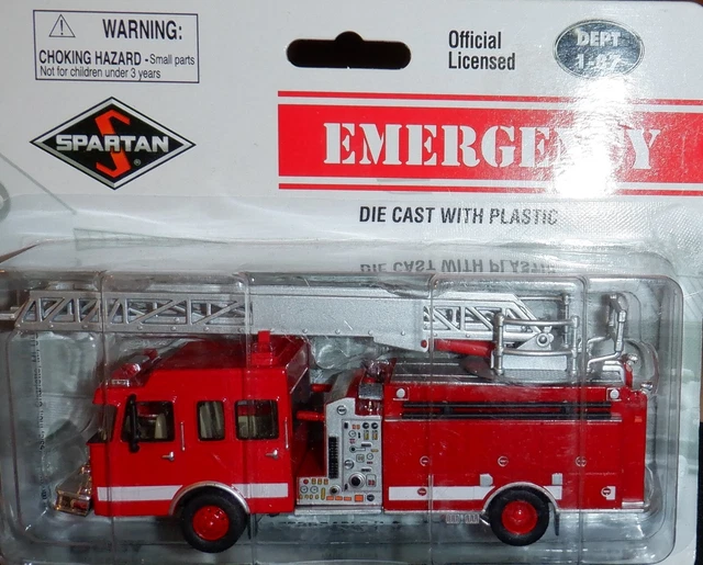 BOLEY DEPT 187 Die Cast Spartan Ladder Fire Truck 220271 As Is 39.