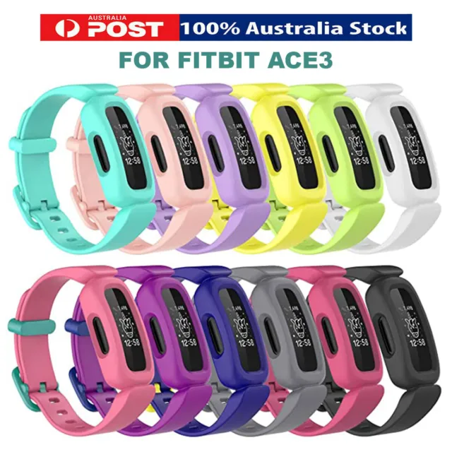 Fitbit Ace 3 Kids Anti-Lost Silicon Replacement Wristband Ace3 Watch Band Strap