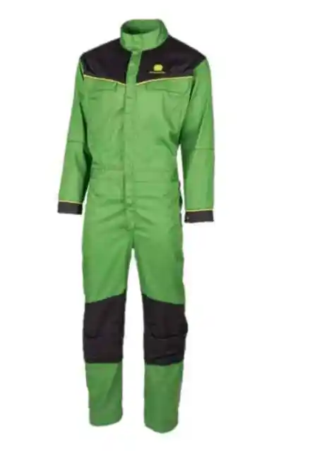 Genuine John Deere Field Overalls Green - Buttoned. Adult Workwear