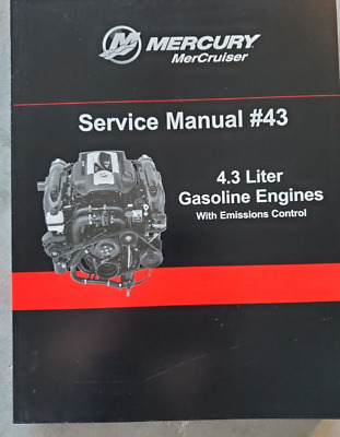 Cid 1996 Mercruiser #18 Marino Motori GM V6 262 Cid Balance Albero Servizio Manuale 