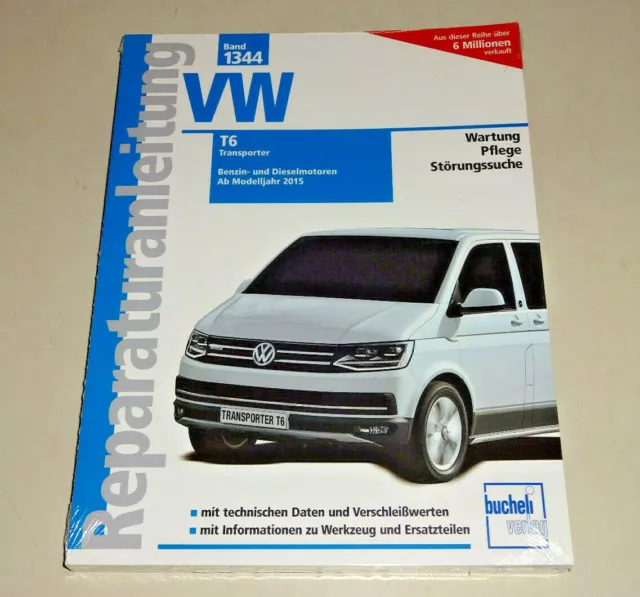 Reparaturanleitung Handbuch VW Bus T6 Transporter Multivan - ab Modelljahr 2015