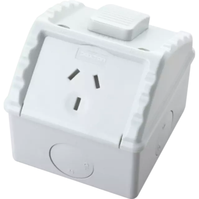 15A Single IP53 Weatherproof GPO Socket Outlet