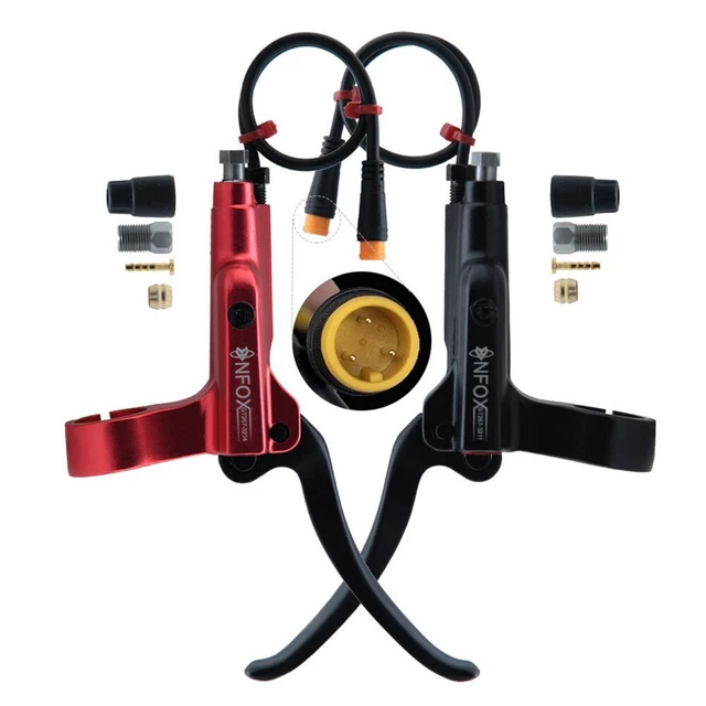 Electric Bike Brake Handle 3Pin Fit For Bafang EBike Hall Motor,Hydraulic-brake
