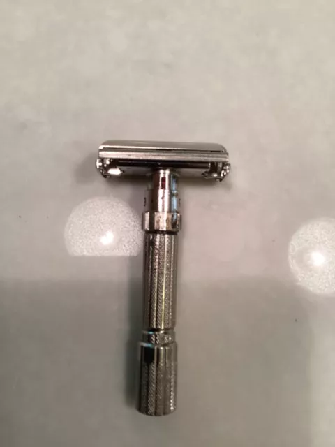 Vintage Gillette Fatboy Adjustable TTO  1961 G3 Safety Razor