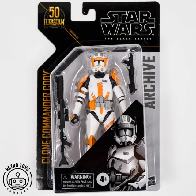 CLONE COMMANDER CODY Star Wars The Black Series Archive Action Figur The NEU