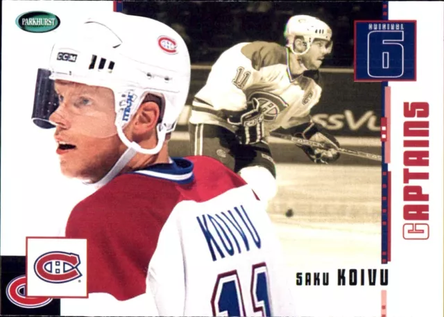 2003-04 Parkhurst Original Six MONTREAL CANADIENS #71 Saku Koivu