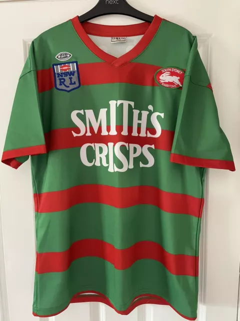 South Sydney Rabbitohs 1989 Smiths Crisps Retro  NSW RL Jersey  (XL)