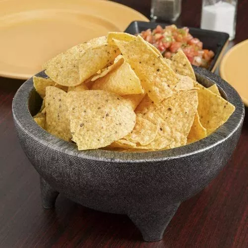 Winco PMSB-56, 56-Ounce Molcajete Salsa Bowl