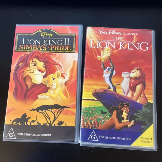 THE LION KING / The Lion King II: Simba's Pride (VHS,1998) Matthew ...