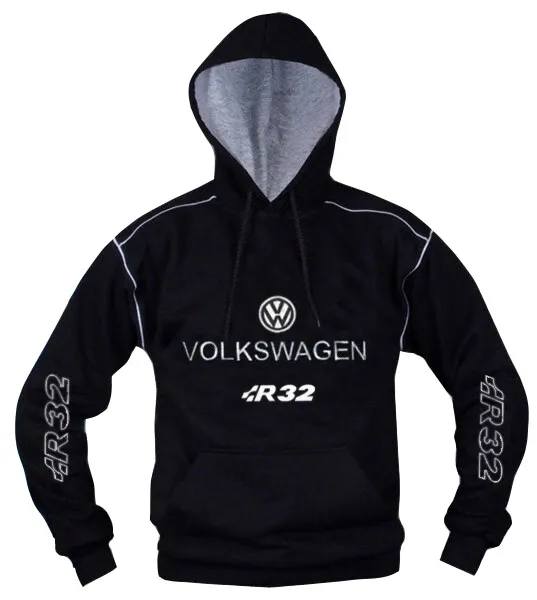 New Outdoor Volkswagen R32 Power Sweatshirt with a Hood Car Embroidery Apparel