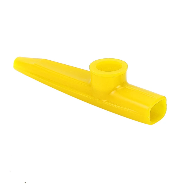 (yellow)Plastic Mini Kazoo Ukulele Guitar Partner Easy To Learn Musical EJJ