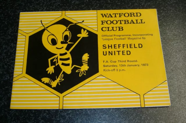Watford v Sheffield Utd 1972/73 FA Cup