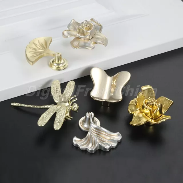 Zinc Alloy Knob Cabinet Door Drawer Kitchen Cupboard Pull Handle Hardware Decor