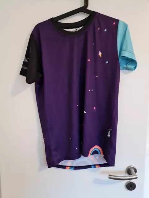 Radsport MTB Rennrad Trailsisters Einhorn Trikot Ungetragen Gr. XL Lila Unicorn