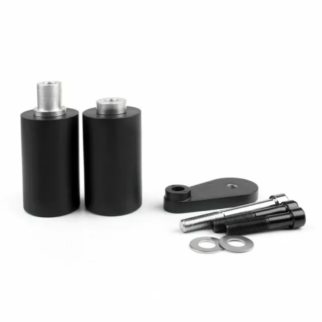 Tampon Crash Pads Pour Yamaha YZF R6 R6S 2003-2008 No Cut Black