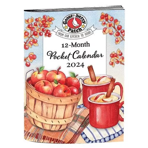 GOOSEBERRY PATCH 2025 Pocket Calendar With Seasonal Artwork 8.31
