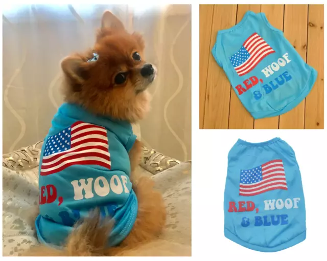 Cute Summer Various Pet Puppy Small Dog Cat Pet Clothes Vest T Shirt Apparel USA