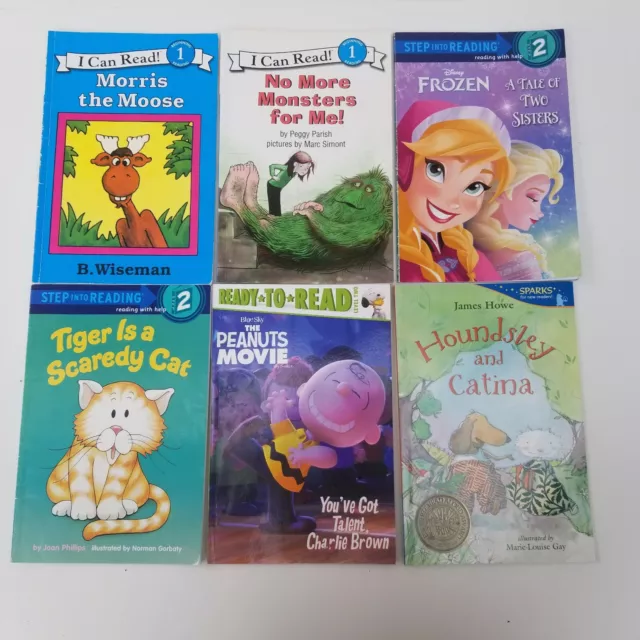 Lot 6 Learn To Read Children's Books Step into Reading I Can Read!