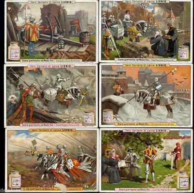 SCENE GUERRESCHE NEL MEDIOEVO Ed LIEBIG ITALIANA CIF 683 SAN 683 