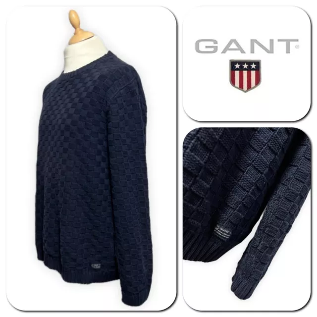 GANT Men’s 100% Cotton Regular Fit Jumper Size XL