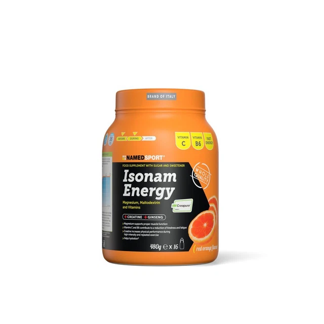 NAMEDSPORT Polvere NAMEDSPORT Isonam Energy Arancione 480g