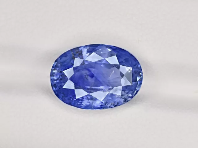 GIA Certified KASHMIR Blue Sapphire 8.94 Cts Natural Untreated Intense Blue Oval