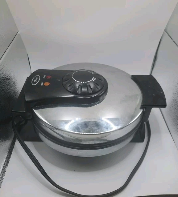 OSTER BELGIAN HOUSEHOLD Waffle Maker Stainless Steel Non Stick Model No
