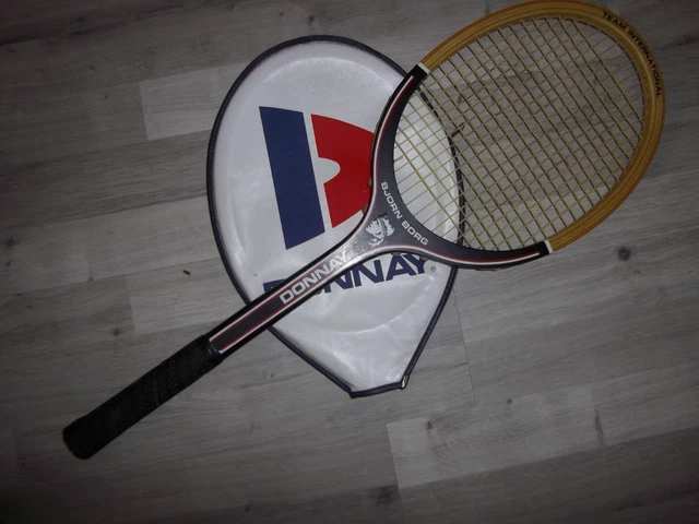 Raquette De Tennis Donnay Bjorn Borg Mid 18 - Bois - Taille De Grip 4 1/2 - Occasion En Bon état
