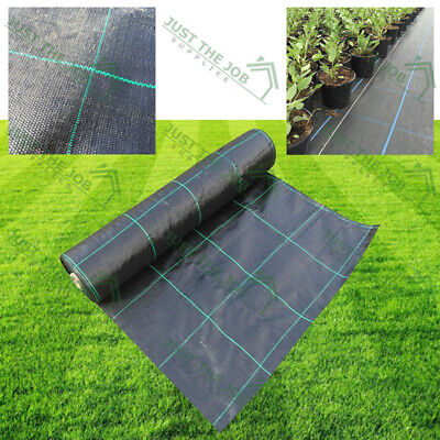 1M Heavy Duty Weed Control Fabric - 100gsm WOVEN GRID Premium Garden Landscape